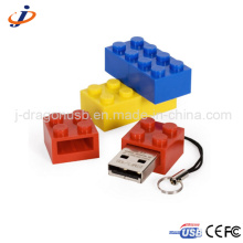 School Promotion Various Colors Plastic Toy Brick USB Stick